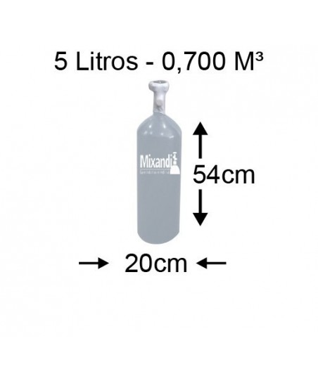 Cilindro de nitrogênio - 5...